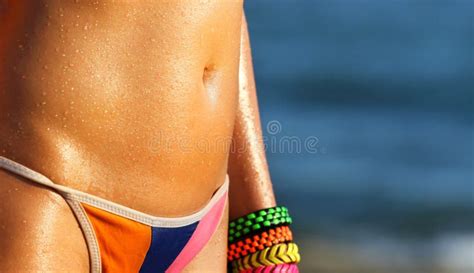 bikini body woman measuring her waist stock image image of attractive dieting 13991833