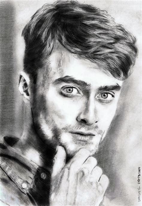 Daniel Radcliffe Portrait Pencil Drawing