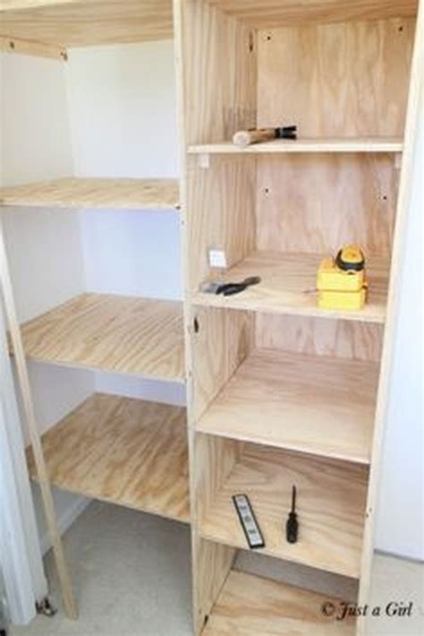 Shelves, storage cubes and closet racks can be powerful tools in creating an effective closet organization system. 71 Easy and Affordable DIY Wood Closet Shelves Ideas ...