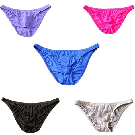 men s soft smooth silky bulge bikini contoured pouch briefs underwear buy online in south