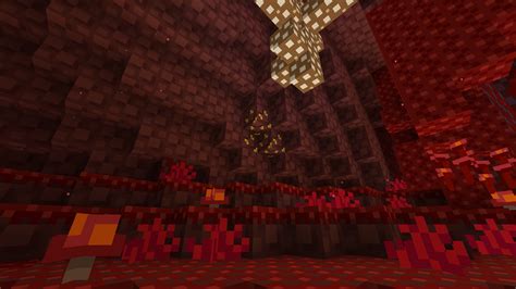 A Glimpse Of Nether Gold Ore In My Texture Pack Minecraft