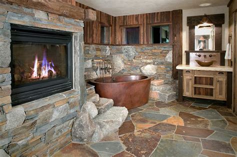 25 Awesome Natural Stone Bathrooms Homemydesign