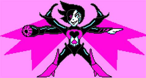 Undertale Mettaton Neo Colored Pixel Art Maker