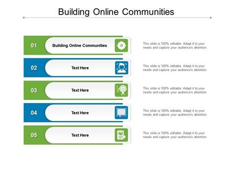 Building Online Communities Ppt Powerpoint Presentation Gallery