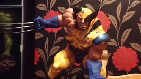 Wolverine Vs Ninjas Custom Statue By Resinworx Youtube