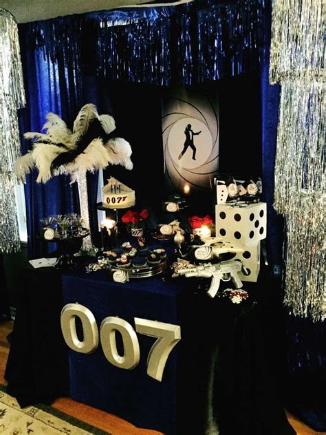 James Bond 007 Birthday Party Ideas Photo 19 Of 30 James Bond Party