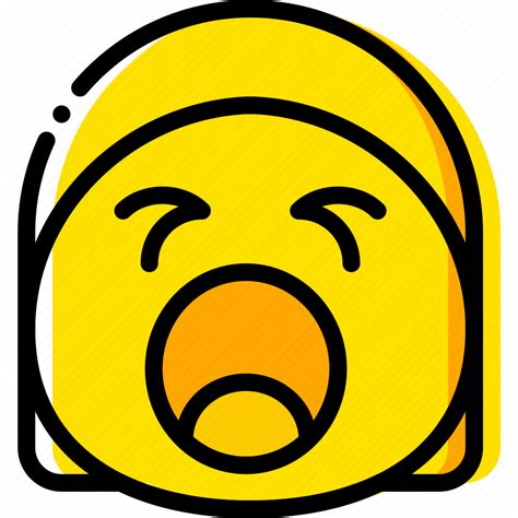 Emoji Emoticon Face Screaming Icon Download On Iconfinder