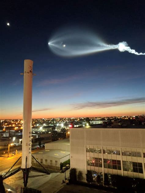 Spacex 1222 Launch From Vandenberg Seen From Spacex Hq Rspacexlounge