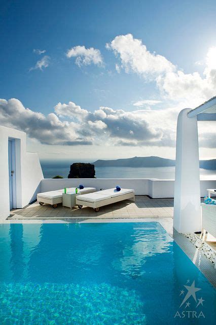 Pool Suite Astra Suites Imerovigli Santorini Greece By Astra Suites