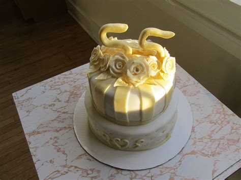 55th Wedding Anniversary Cake