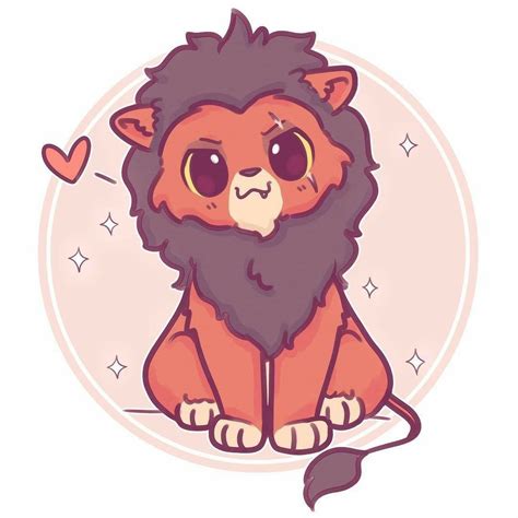 This Is The Cutest Lion On Earth Dogs In 2019 Kawaii Drawings Cute