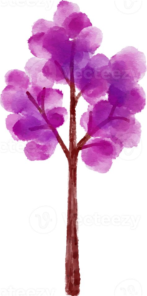 Watercolor Tree Element 12500026 Png