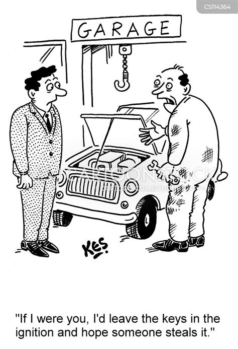 Car Thief Cartoons And Comics Funny Pictures From Cartoonstock
