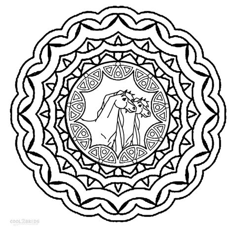Printable Mandala Coloring Pages For Kids