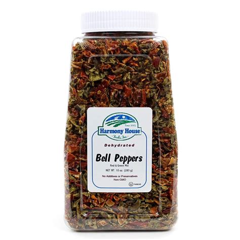 Dehydrated Bell Peppers Dried Mixed Peppers