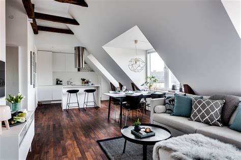 Wooden walls and a wood. Comfortable and Cozy: 30 Attic Apartment Inspirations