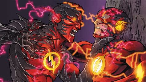 Flash Reverse Flash Dc Universe Barry Allen Daniel West Artwork