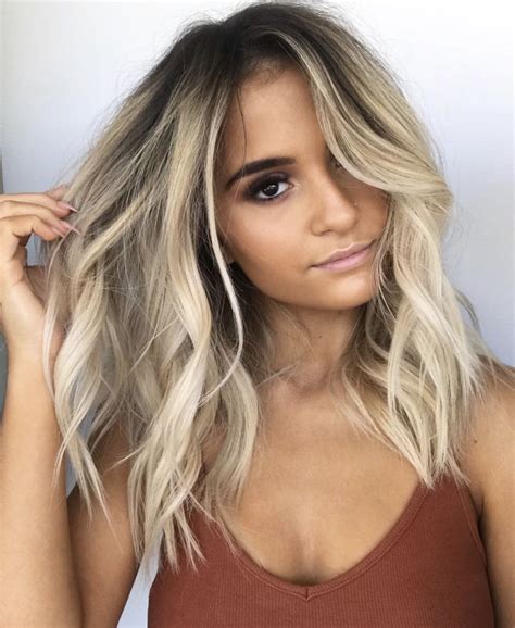 hairstyle trends 28 blonde hair with dark roots ideas to copy right now photos collection