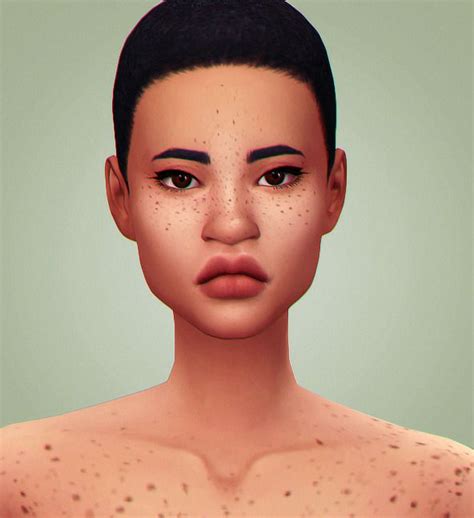 Some Full Body Freckles The Sims 4 Skin Sims 4 Cc Skin Sims 4 Cc