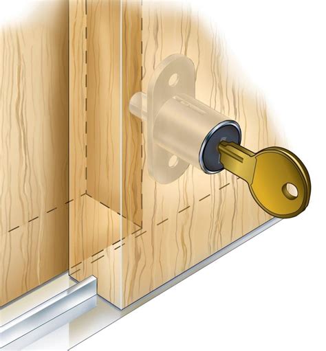 Sliding Closet Door Key Lock Dandk Organizer