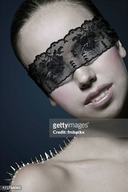 Blindfolded Teen White Background Photos And Premium High Res Pictures