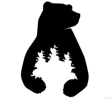 Black Bear Svg Cut File Download Svg Cricut Silhouette Etsy