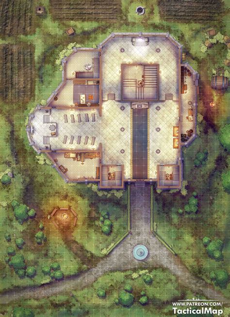 Battlemaps Dextérieur Donjons And Dragons Dandd 5e