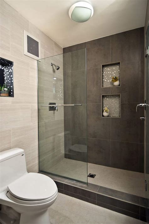 baños rústicos modernos pequeños con ducha