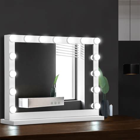Embellir Makeup Mirror With Light Hollywood 15 Led Bulbs Vanity Lighted