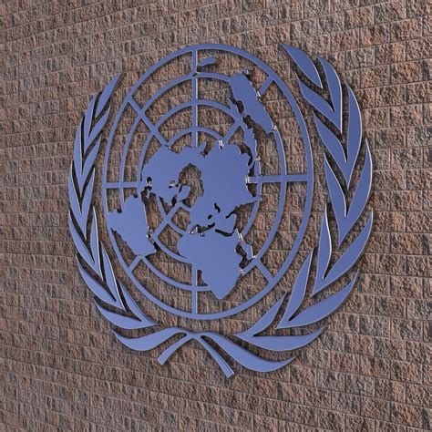 United Nations Logo 3d Model Cgtrader