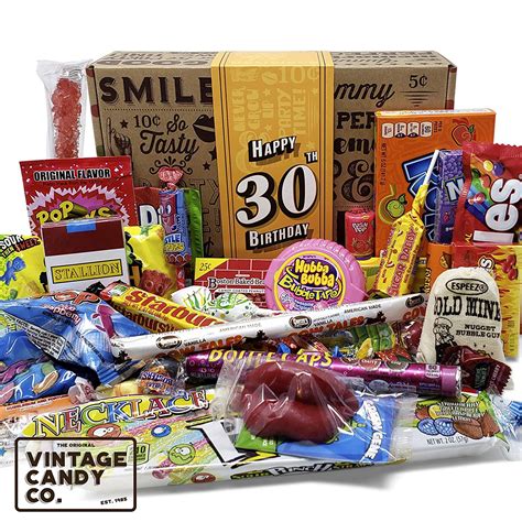 Buy Vintage Candy Co 30th Birthday Retro Candy T Box 1991 Decade