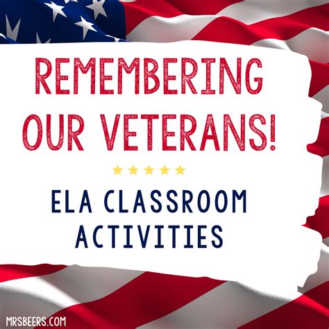 Remembering Our Veterans Ela Lesson Plan Ideas