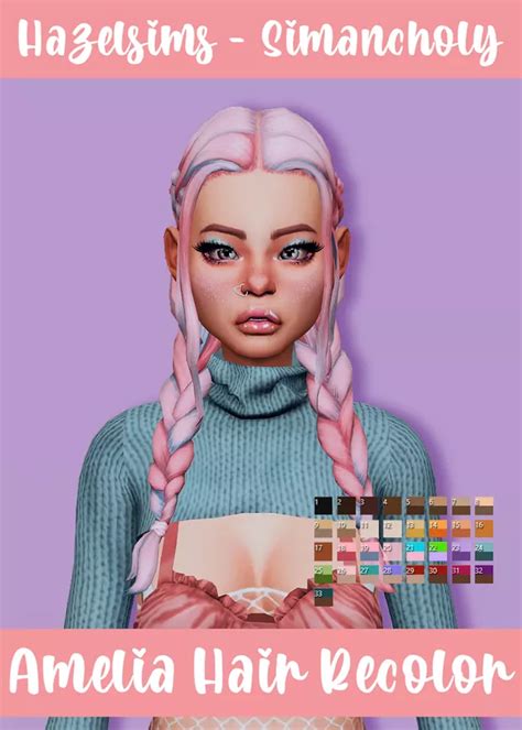 Sims 4 Mm Sims 4 Cc Finds Asian Hair One Hair Hair Clothes Sims 4