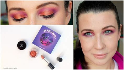 Makeup │ Bold And Bright Look In Neon Pink And Copper Monday Shadow