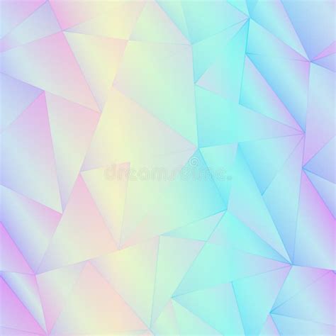 Vibrant Triangles Seamless Texture Stock Vector Illustration Of Style