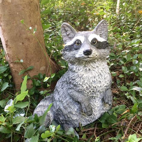 Homestyles 16h Large Realistic Raccoon Home And Garden Animal Nature