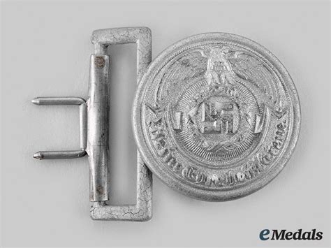 Germany An Ss Officers Belt Buckle By Emil Jüttner Lüdenscheid