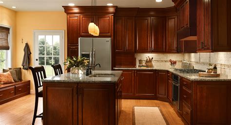 4 Unique Ways To Use Cherry Cabinets In Your Kitchen Kraftmaid