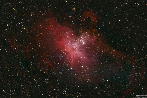 M16 Eagle Nebula Astrophotography By Hrastro