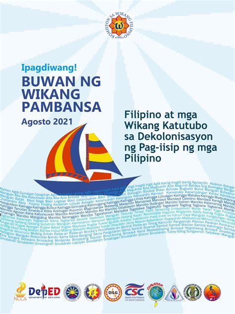 Buwan Ng Wika 2021 Tema “filipino At Mga Katutubong Wika Sa