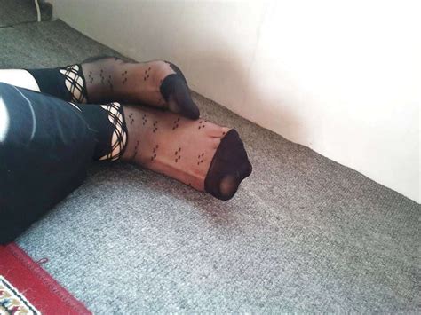 Irani Hijab Turban Nylon Socks Footjobs