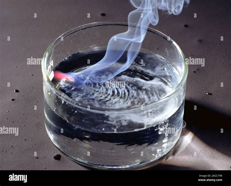 Potassium Reacting With Water In A Water Bath Potassium Symbol K Is