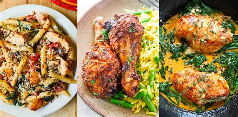 20 Recetas De Pollo Deliciosas Y Saludables