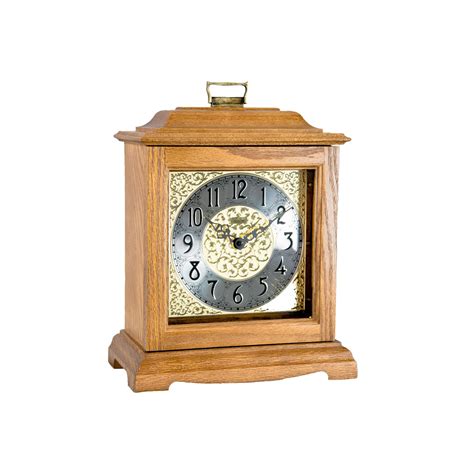 Clock Kit Mechanical Cherry Wood Mantel Clock 22518 By Emperor