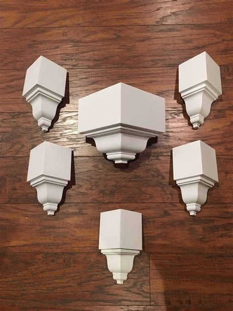 Crown Molding Corners Set Of 7 For Up To 4 Transition Etsy Uk