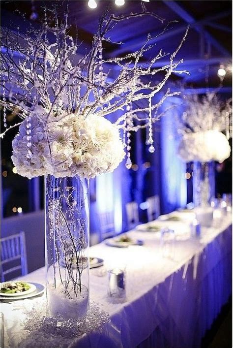 20 Whimsical Winter Wonderland Wedding Centerpieces Emmalovesweddings