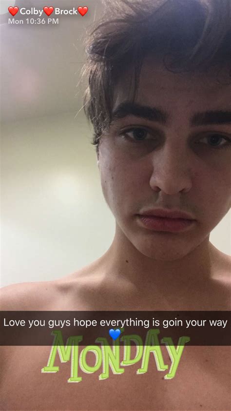 Pin By Itsdanabaker On Colby ️brock Colby Brock Snapchat Colby