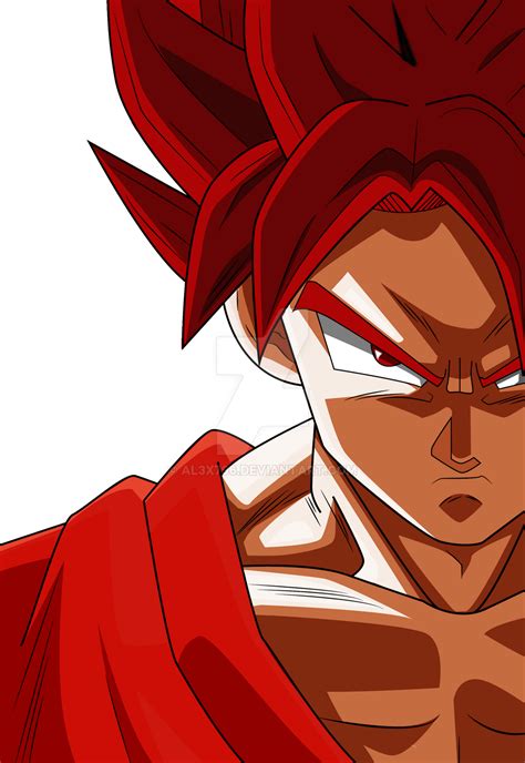 Goku New Form Red Ssj By Al3x796 On Deviantart