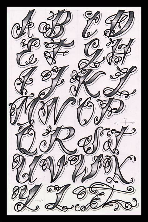 Cholo Tattoo Alphabet Flickr Photo Sharing