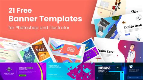 21 Free Banner Templates For Photoshop And Illustrator